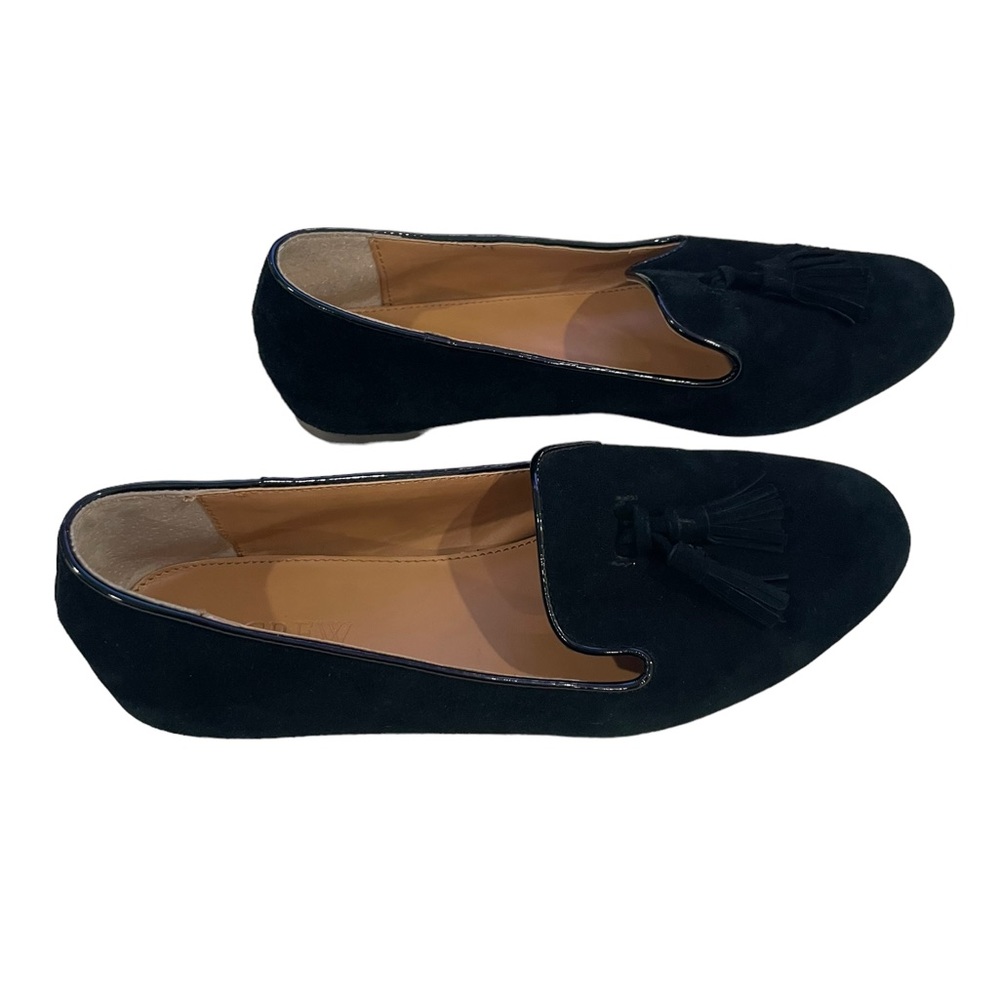 J. Crew Tassel Loafers, Black, Size 7